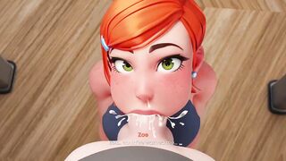Zoe gives Eden a blow job-sex