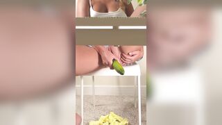 It's so giant... I can feel it stretching my tight pussy as it goes inside me