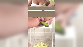 It's so giant... I can feel it stretching my tight pussy as it goes inside me