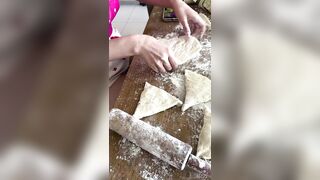 She was just making pies