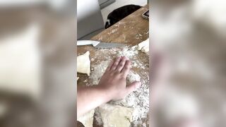 She was just making pies