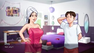 Stepsis Caught me taking panties - Summertime Saga part 12