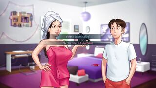 Stepsis Caught me taking panties - Summertime Saga part 12