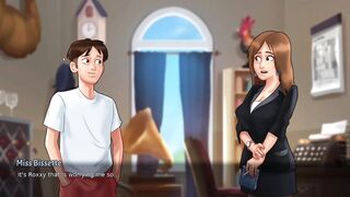Stepsis Caught me taking panties - Summertime Saga part 12