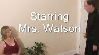 Cum on My Nylons Featuring Mrs Watson