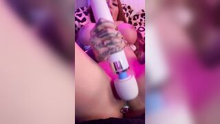 Snatch Close up Masturbation with Butt Plug