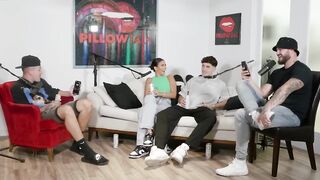 Livecam Holmes on, l with Emily Faye Miller