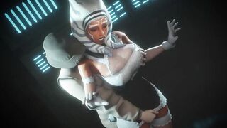 Ahsoka XXX - Ahsoka Tano's Handjob and her Big Boobs