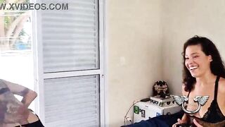 Pink twat of a hawt white cutie being screwed by a big schlong.