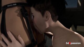 Taryn’s Ashfall hunt — raw sex in bunker ruins - sloppy blowjob, sweaty cowgirl & hard doggy style