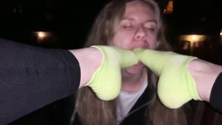 Smelly yellow socks