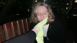 Smelly yellow socks