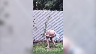 Getting Stripped for an Outdoor Wash\~ Douching With Your Femboy\~ :3