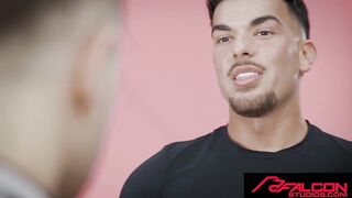 FALCON STUDIOS - Pol Prince Barebacks Jake Mathews After Audition Await