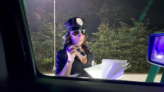 Wicked Cop Pulls YOU Over...and Makes YOU Watch Her Get Off