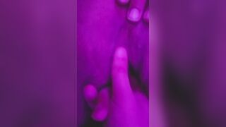 Getting fingered by my lesbian t-girl wife