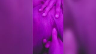 Getting fingered by my lesbian t-girl wife