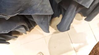 Trying on Petite Jeans After Gaining Major Weight