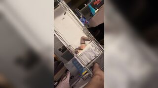 STRETCHING MY TIGHT VAGINA HMMM…