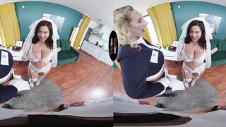 Wedding Dress Try-On Turns Into Threesome With Kathy Deep And Coco Rains — VirtualTaboo
