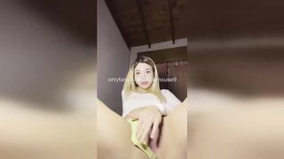18yo Takes A Creampie On Stream, Pushes It Out WICKED
