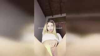 18yo Takes A Creampie On Stream, Pushes It Out WICKED