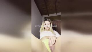 18yo Takes A Creampie On Stream, Pushes It Out WICKED