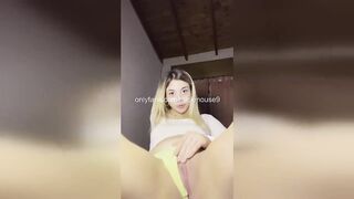 18yo Takes A Creampie On Stream, Pushes It Out WICKED