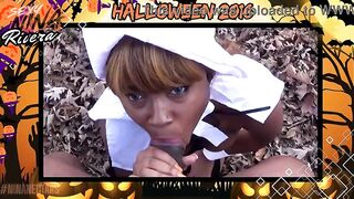 Halloween Cosplay Fellatio joy Compilation with Sexy Nina Rivera