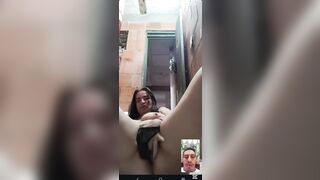 Daring and hot milf banging and playing in front of the camera