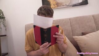 Study Buddy Gets Sloppy BJ & Cowgirl Ride