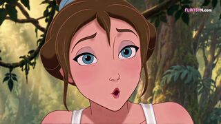 Tarzan Had At no time Touched a Woman Before – Jane Let Him Explore Every Inch, and This chab Didn't Stop at Her Shoulders ( AI Generated )