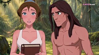Tarzan Had At no time Touched a Woman Before – Jane Let Him Explore Every Inch, and This chab Didn't Stop at Her Shoulders ( AI Generated )