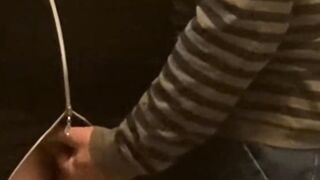 Fingering A Slut's Bald Cunt in Public