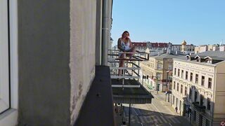 Peeing into a diaper. A busty girl piddles into a diaper in public—shown in a close-up—and masturbates in the urine.