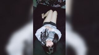 Cute Petite Angel Masturbating in Her Dark Room
