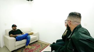 Wicked BBW Golden-haired Wife Being Broken Into by Hardcore Black While Cuckold Husband Watches It All
