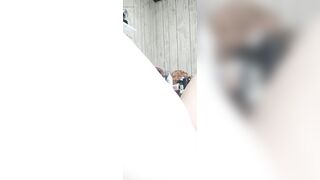 Big Obese Honey Legs Spread Wide Big Black Cock Cums for a Ride