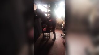 Bricklayer spits his load in my face, facial