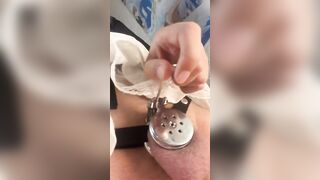caged sissy supplicates to be banged during locktober jessiesissy adventures