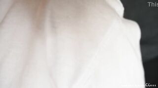 Fucking a cute golden-haired teen with a biggest ass