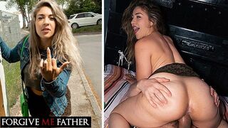 Wallet Trap Works: FRENCH HONEY Gets Drilled Doggy in the Back of Van