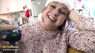 Alone on Christmas with Big Tit Step Mama - Brianna Beach - Alex Adams