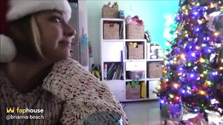 Alone on Christmas with Big Tit Step Mama - Brianna Beach - Alex Adams