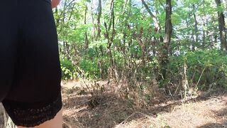 Black see through shorts