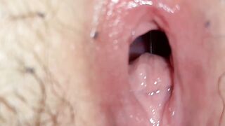 Cervix peek SNATCH APERTURE CONTRACTIONS close up