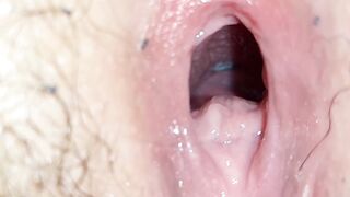 Cervix peek SNATCH APERTURE CONTRACTIONS close up