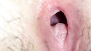 Cervix peek SNATCH APERTURE CONTRACTIONS close up