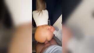 Small Golden-haired Sucks & Fucks in Restaurant Crap-abode