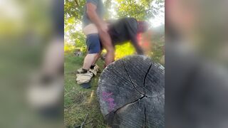 Trainer teaches kitten throatin how to take a BWC